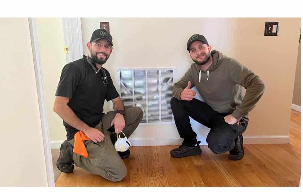 professional air duct cleaning team in Connecticut