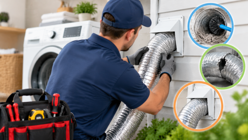 Installs Dryer Vents