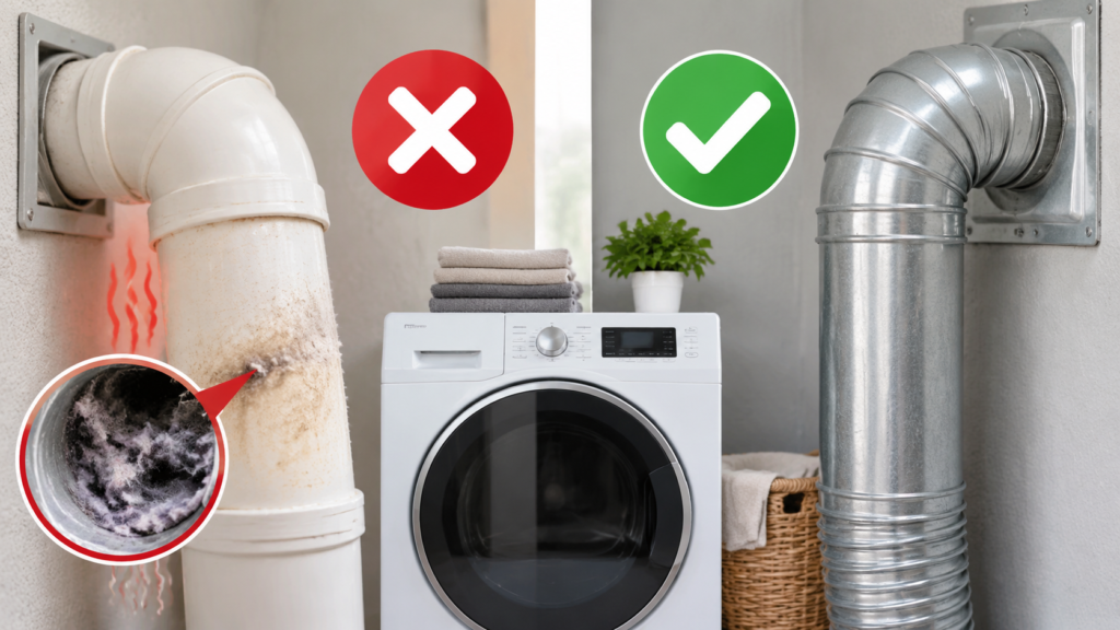 Can I Use PVC for My Dryer Vent